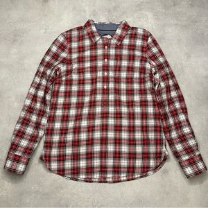 TOMMY HILFIGER Plaid Shirt with Long Sleeves with Roll-tab Button-up, size S/P